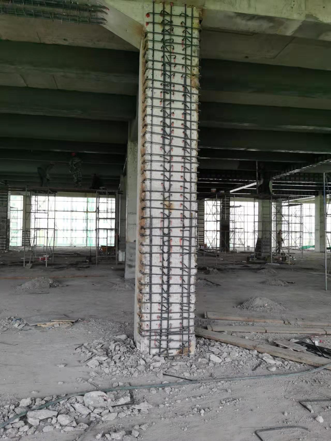 呼伦贝尔梁柱增大界面加固工程施工方案